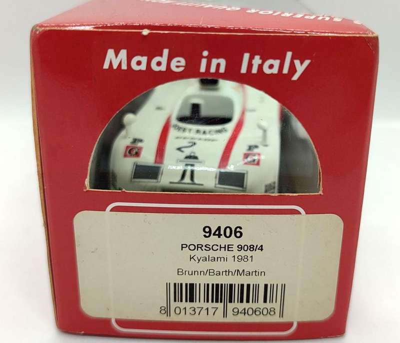 **BOXED** 1/43 Best Model Porsche 908-4 Kyalami 1981 #2