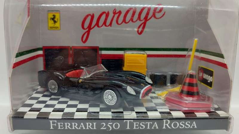 **NEW/SEALED** 1/43 Bburago Ferrari Garage - Ferrari 250 Testa Rossa - Black