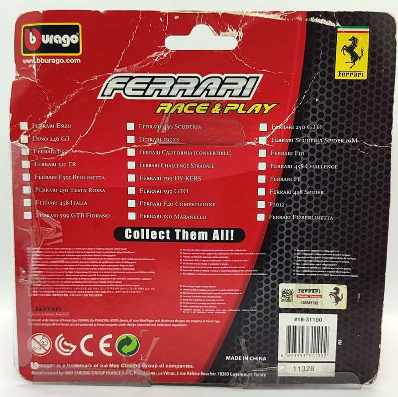 **NEW/SEALED** 1/43 Bburago Ferrari Garage - Ferrari Dino 246 GT