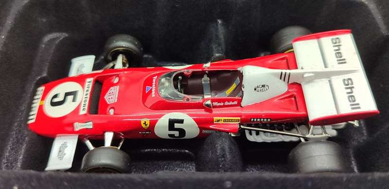 **USED/COLLECTORS** 1/43 HW Racing/IXO Tin Case Series - Ferrari F1 312-B2 Mario Andretti 1971 #5