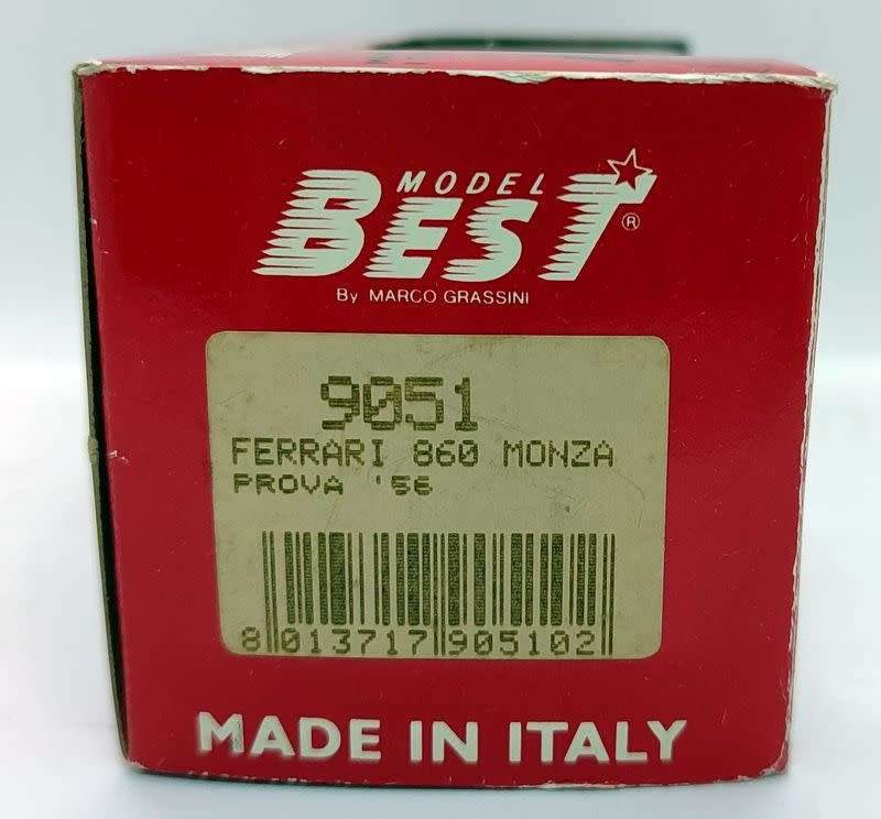 **BOXED** 1/43 Best Model Ferrari 860 Monza Prova 1956