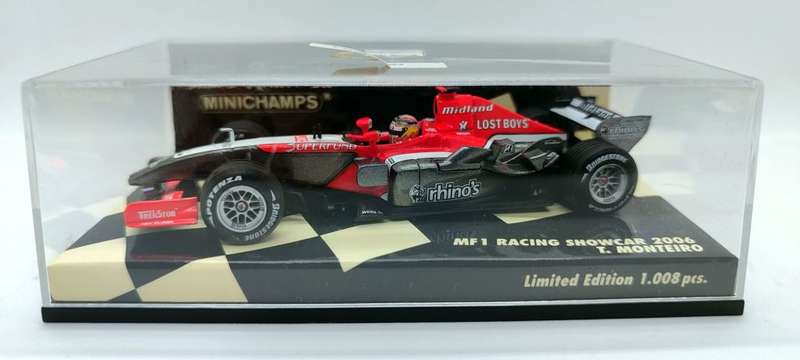 **RARE UNIQUE SET** 1/43 Minichamps MF1 Racing Showcars 2006 C. Albers & T. Monteiro - LE of 1008