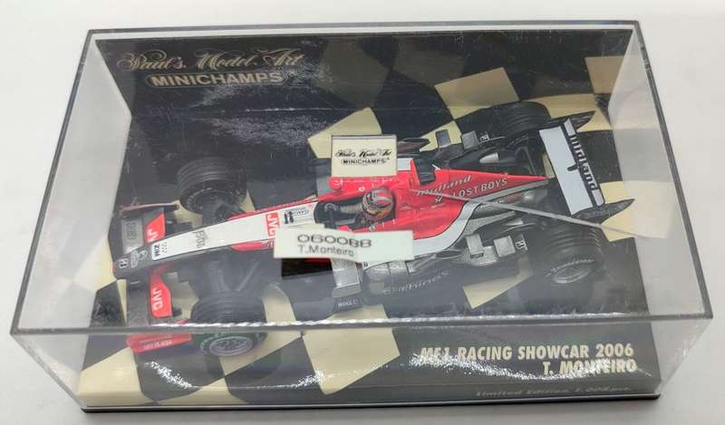 **RARE UNIQUE SET** 1/43 Minichamps MF1 Racing Showcars 2006 C. Albers & T. Monteiro - LE of 1008