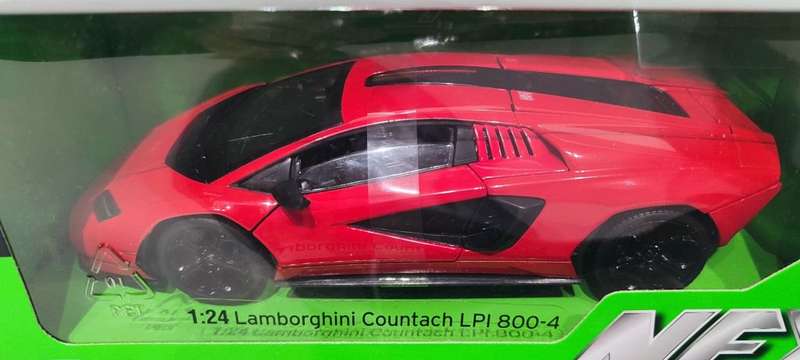 **NEW** 1/24 Welly NEX Lamborghini Countach LPI 800-4 Red
