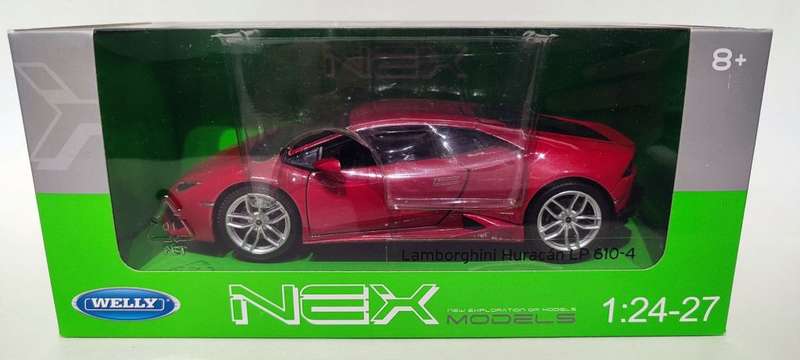 **NEW** 1/24 Welly NEX Lamborghini Huracan LP 610-4 Red