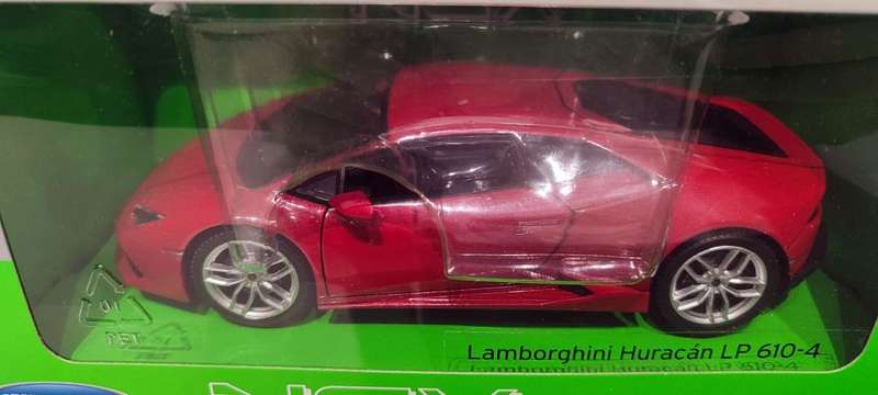 **NEW** 1/24 Welly NEX Lamborghini Huracan LP 610-4 Red