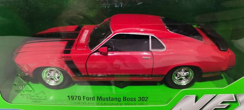 **NEW** 1/24 Welly NEX 1970 Ford Mustang Boss 302 Red