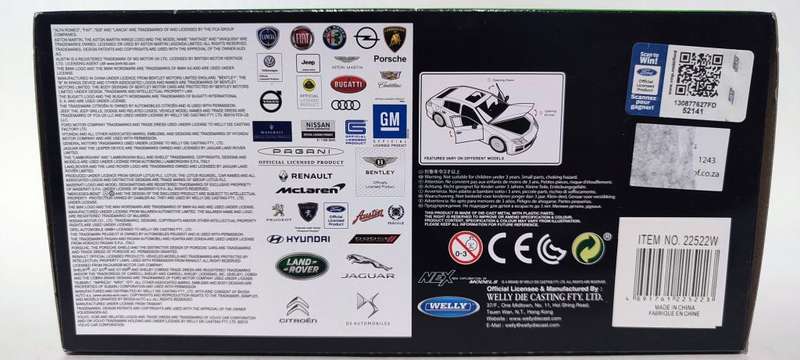 **NEW** 1/24 Welly NEX 1967 Ford Mustang GT Cream