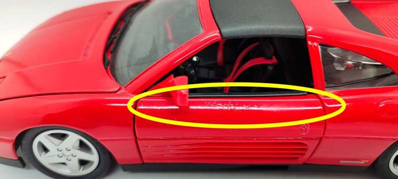 **Pre-Loved/No Box** Maisto Ferrari 348TS Special Edition with Suspension - Red 1/18