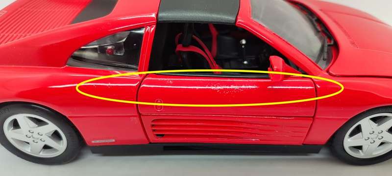 **Pre-Loved/No Box** Maisto Ferrari 348TS Special Edition with Suspension - Red 1/18