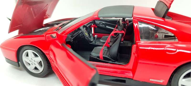 **Pre-Loved/No Box** Maisto Ferrari 348TS Special Edition with Suspension - Red 1/18