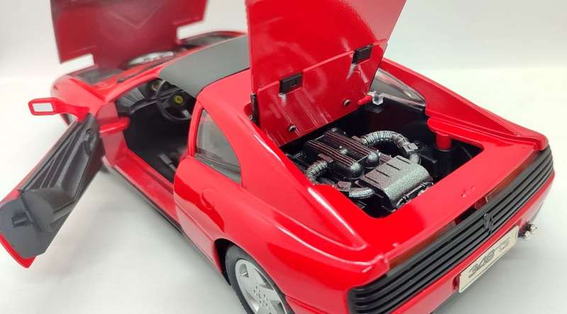 **Pre-Loved/No Box** Maisto Ferrari 348TS Special Edition with Suspension - Red 1/18