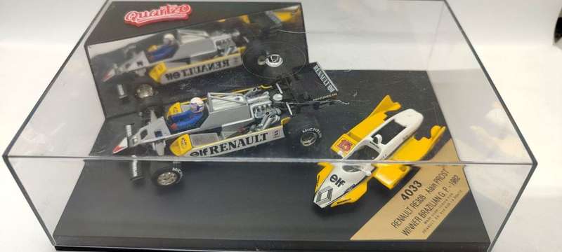 **RARE/PRE-LOVED** 1/43 Quartzo 4033 F1 Renault RE30B Alain Prost Winner Brazilian GP 1982