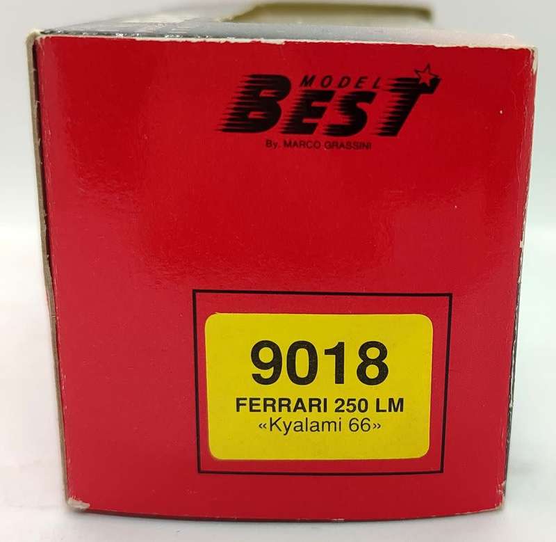 **PRE-LOVED/BOXED** 1/43 Best Model Ferrari 250 LM 1964 #5D - Kyalami 1966
