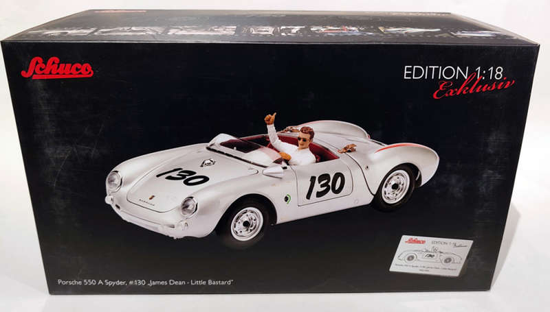 **NEW** 1/18 Schuco Limited Edition 1955 Porsche 550A Spider #130 James Dean (Little Bastard)