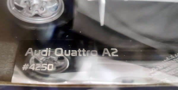 **NEW** 1/18 Sunstar Audi Quattro A2 1983 #2 H Mikkola-A Hertz Argentina Rally Winner