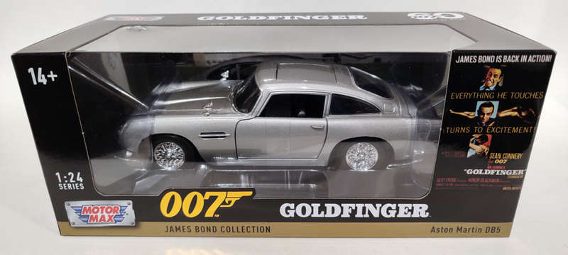 **NEW** 1/24 Motormax 007 James Bond Aston Martin DB5 Goldfinger 79857