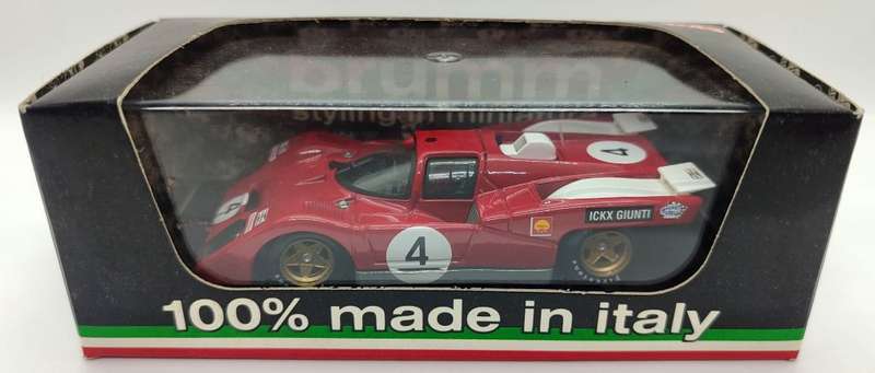 **NEW/BOXED** 1/43 Brumm Ferrari 512M 9h Kyalami 1970 #4 Ickx-Giunti