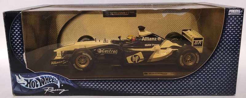 **RARE/BOXED** 1/18 Hot Wheels WilliamsF1 Set of 2 - BMW FW25 Ralf Schumacher & Juan Pablo Montoya