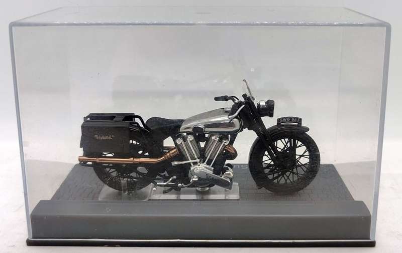 **Rare/Pre-loved** 1/24 IXO/Edicola Motorcycle - Brough Superior SS100 1926 - Black