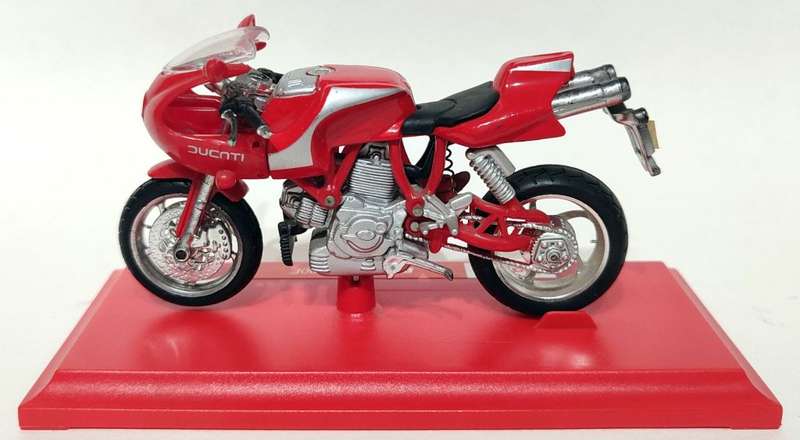 **Pre-Loved/With Baseplate/No Box** 1/18 Maisto Ducati MH900E - Red