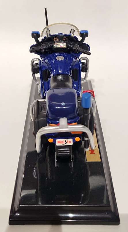 **Pre-Loved/With Baseplate/No Box** 1/18 Maisto BMW R1100RT-P Gendarmerie/Police - Blue