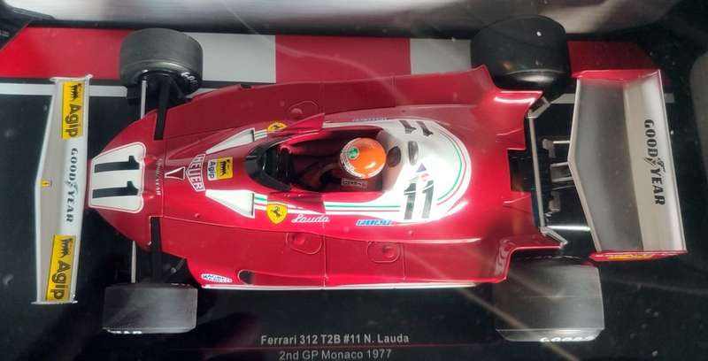 **NEW** 1/18 MCG Model Car Group Ferrari 312 T2B #11 Niki Lauda 2nd Monaco GP 1977