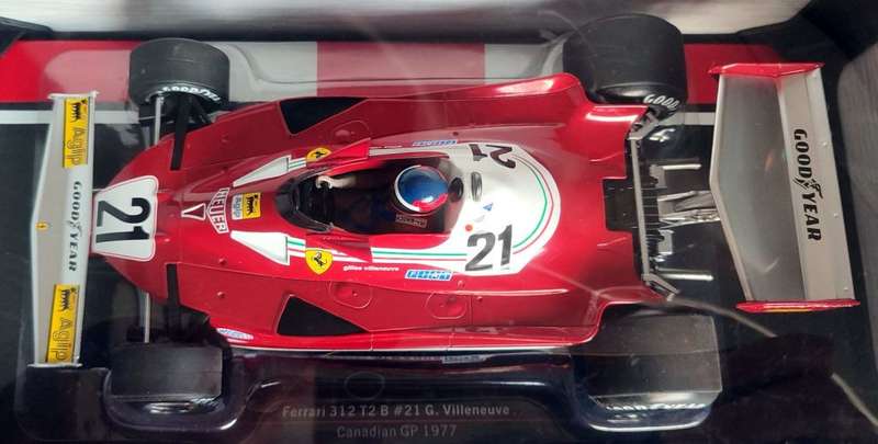 **NEW** 1/18 MCG Model Car Group Ferrari 312 T2B #21 Gilles Villeneuve Canadian GP 1977