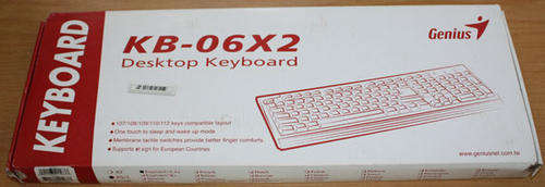 ..:: KEYBOARD ::.. Genius KB-06X2 PS/2 Keyboard - White (Brand New)