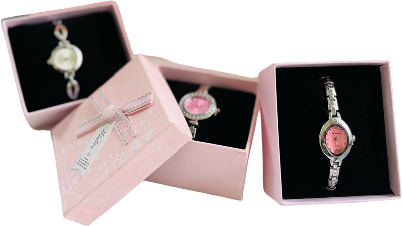 Women`s Silver Chain Link Watch