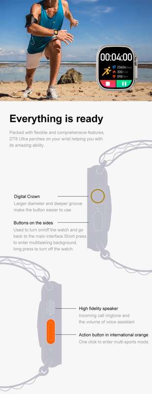 Professional QS9 Ultra Max Smart watch