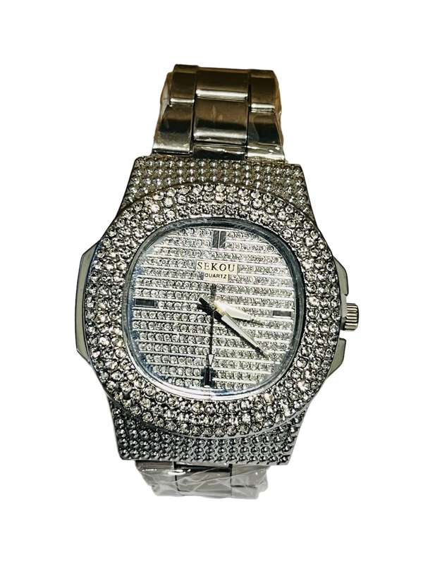 Luxury mens stainless watch-Sekou