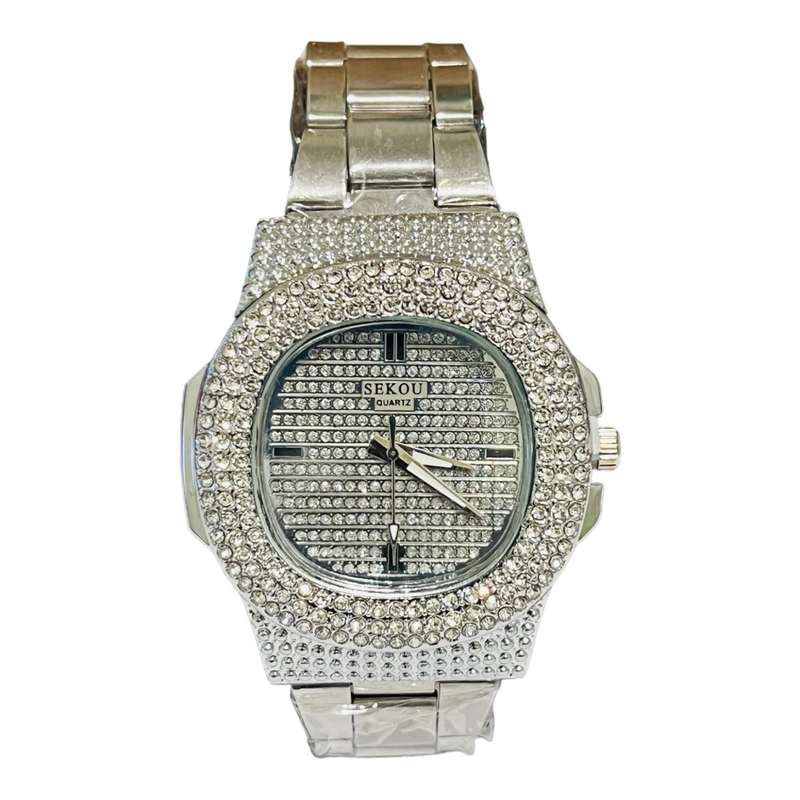 Luxury mens stainless watch-Sekou