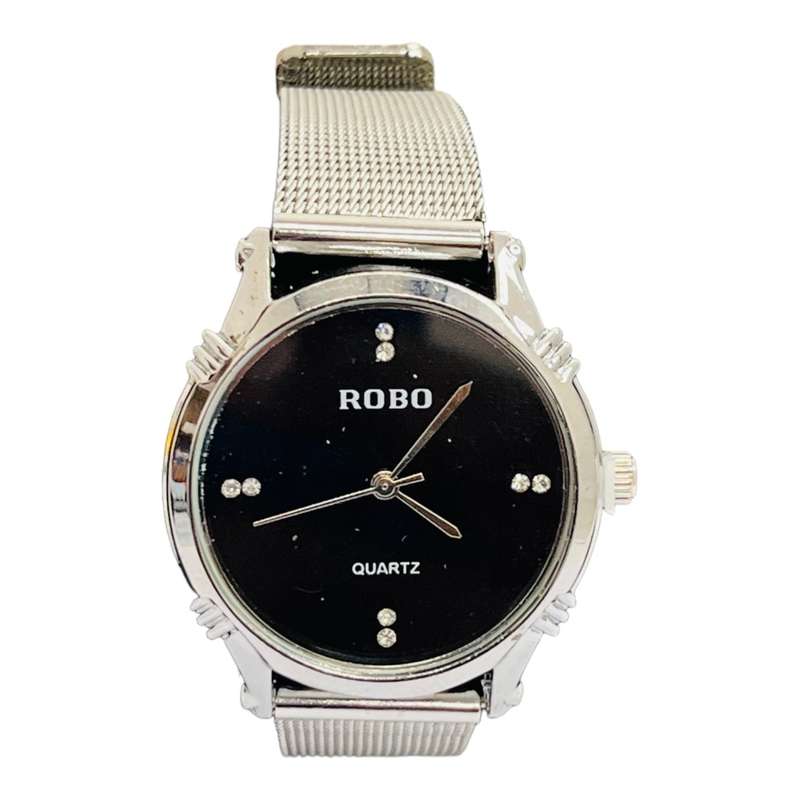 Ladies stainless steel analog watch