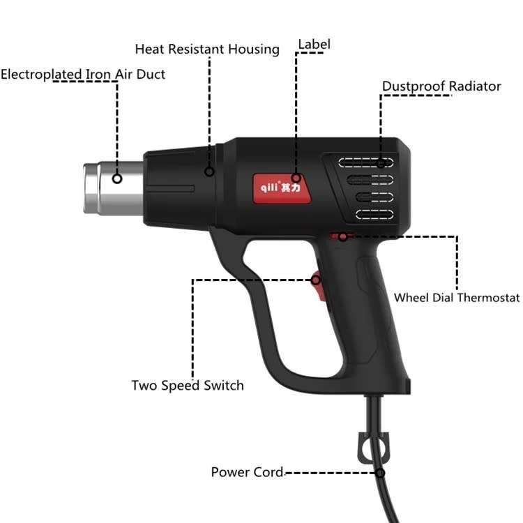 QR 85A1 Qili 2000W Electric Heat Gun(Hot air blower