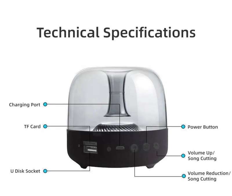 Smart LED Bluetooth speaker
