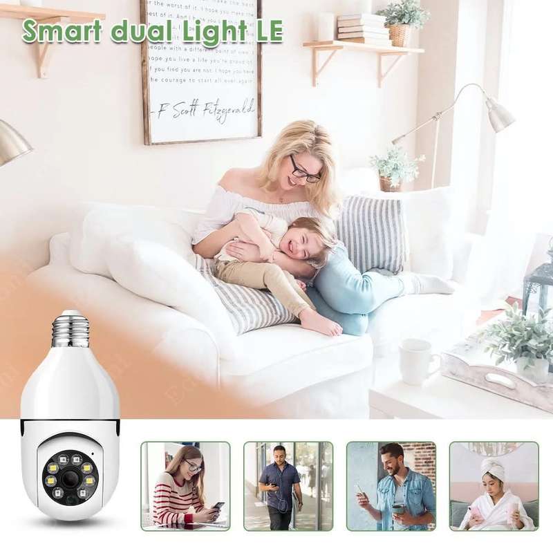 360 Degree 1080P Wireless Panoramic Home Security WiFi Smart Camera