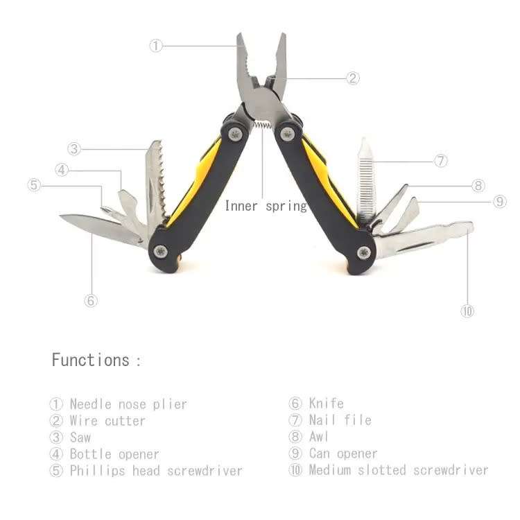 Multifunctional 13 function pliers