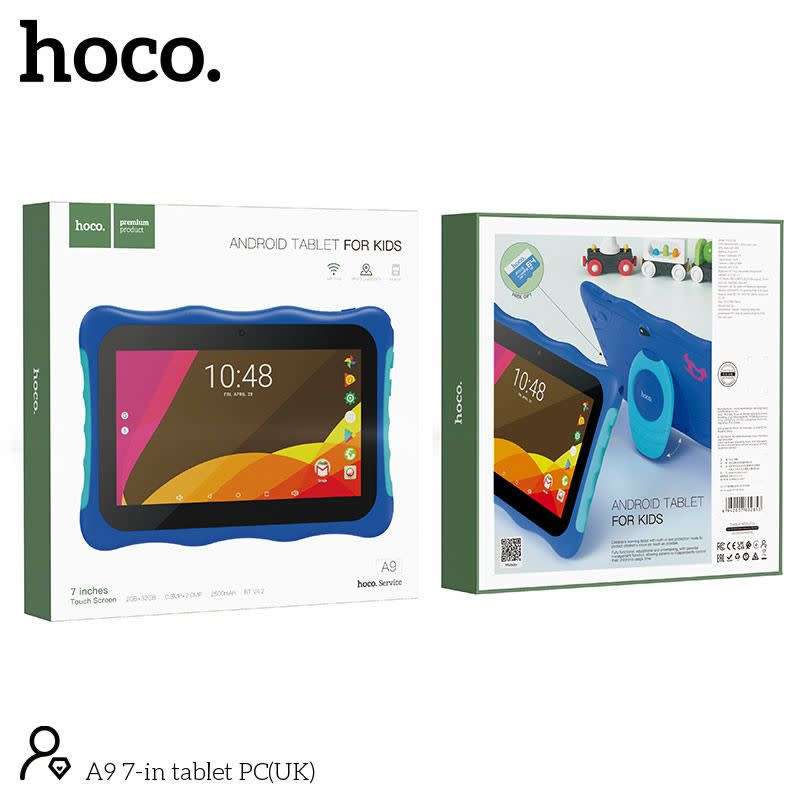 Premium Android tablet for Kids Hoco-A9 Blue Wi-Fi-high quality