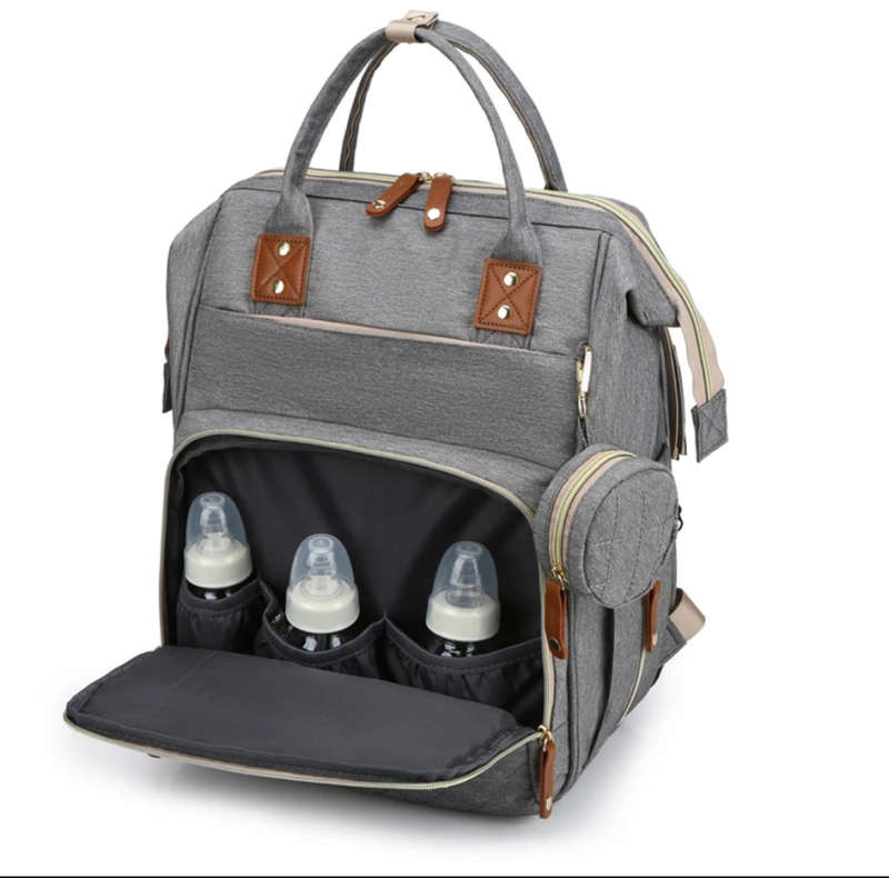 Multi-functional baby diaper bag & Bed