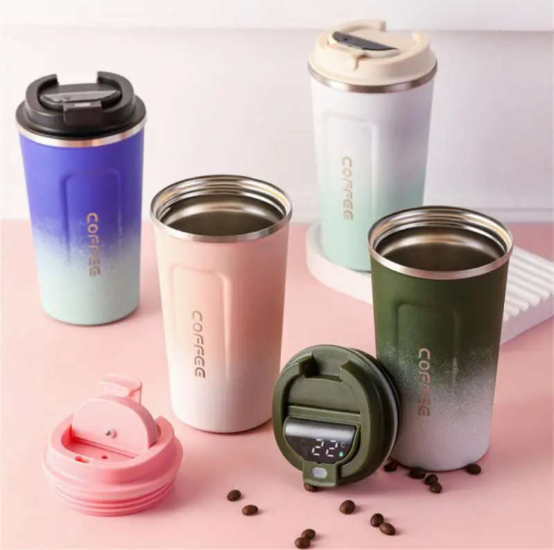 Stainless steel-Thermos coffee mug