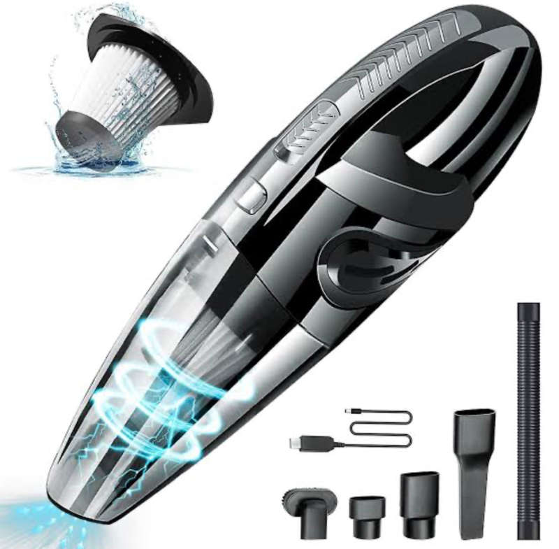120W MULTI-FILTER DRY WET WIRELESS CAR VACUUM CLEANER