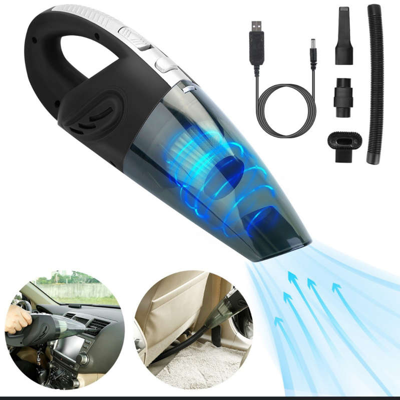 120W MULTI-FILTER DRY WET WIRELESS CAR VACUUM CLEANER