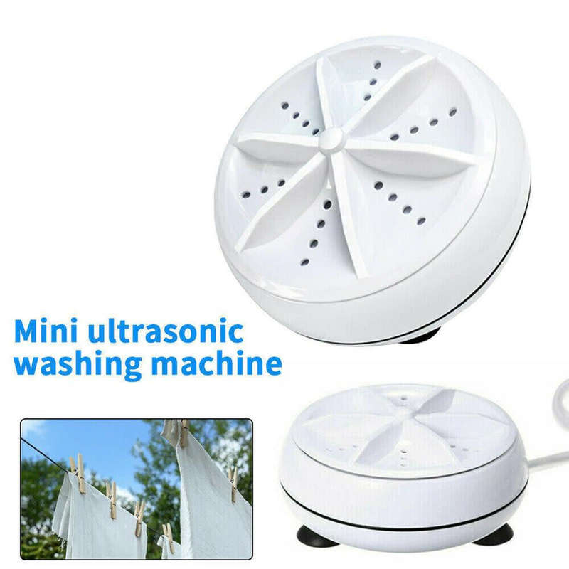 3 in1 Ultrasonic Turbine Mini Washing Machine