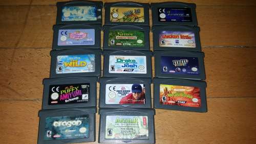 NINTENDO GAMEBOY ADVANCE 14 GAME BUNDLE