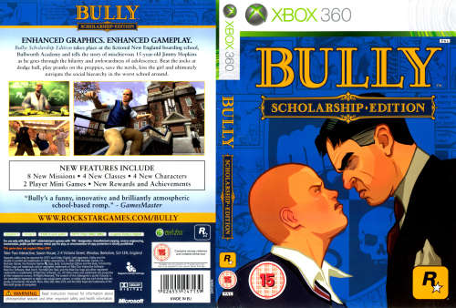 BULLY AKA. CANIS CANEM EDIT SCHOLARSHIP EDITION XBOX 360 GAME