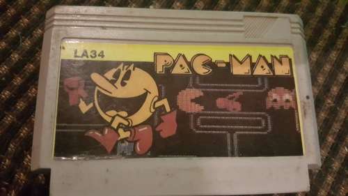 PAC MAN 8 BIT NES GOLDEN CHINA FAMICLONE RETRO