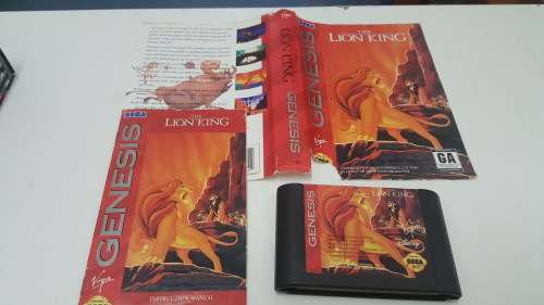 THE LION KING SEGA GENESIS CARTRIDGE