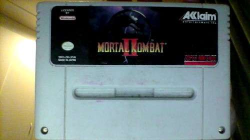 MORTAL KOMBAT II SNES SUPER NINTENDO BOOTLEG