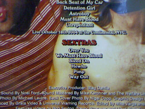 DWARVES - F*** YOU UP AND GET LIVE DVD